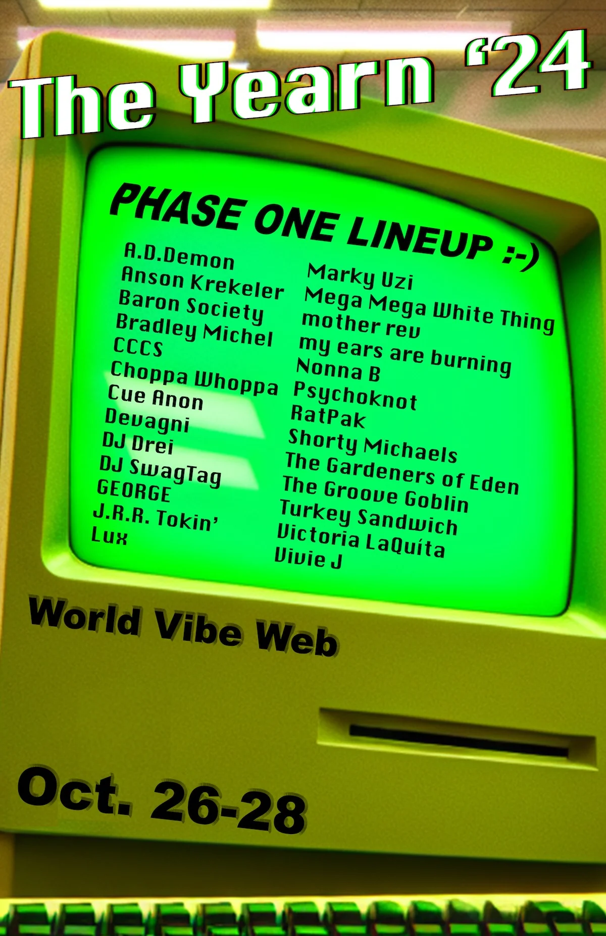 Yearning Man 2024 Lineup