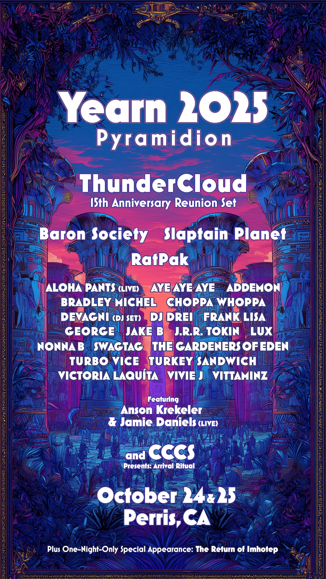 Yearning Man 2025 Lineup